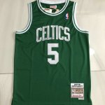 Maillot de Basket #5 Garnett 2007-08 Boston Celtics Vert